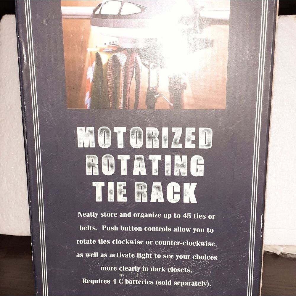 Motorized Rotating Tie Rack - Picture 5 of 5